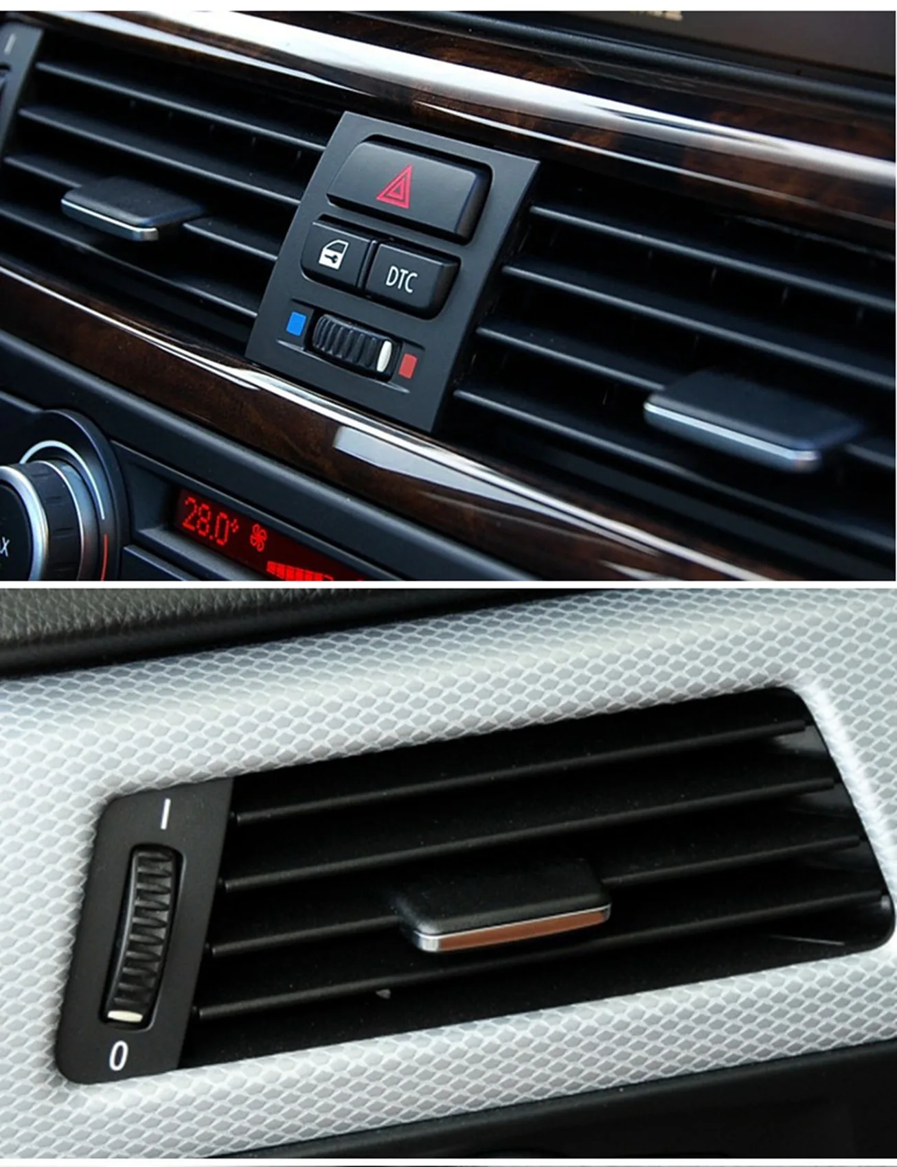 Para a BMW X5 E70 06-13 X6 E71 C/Ventilação de Ar Condicionado Tomada de Guia Clipe Kit de Reparo