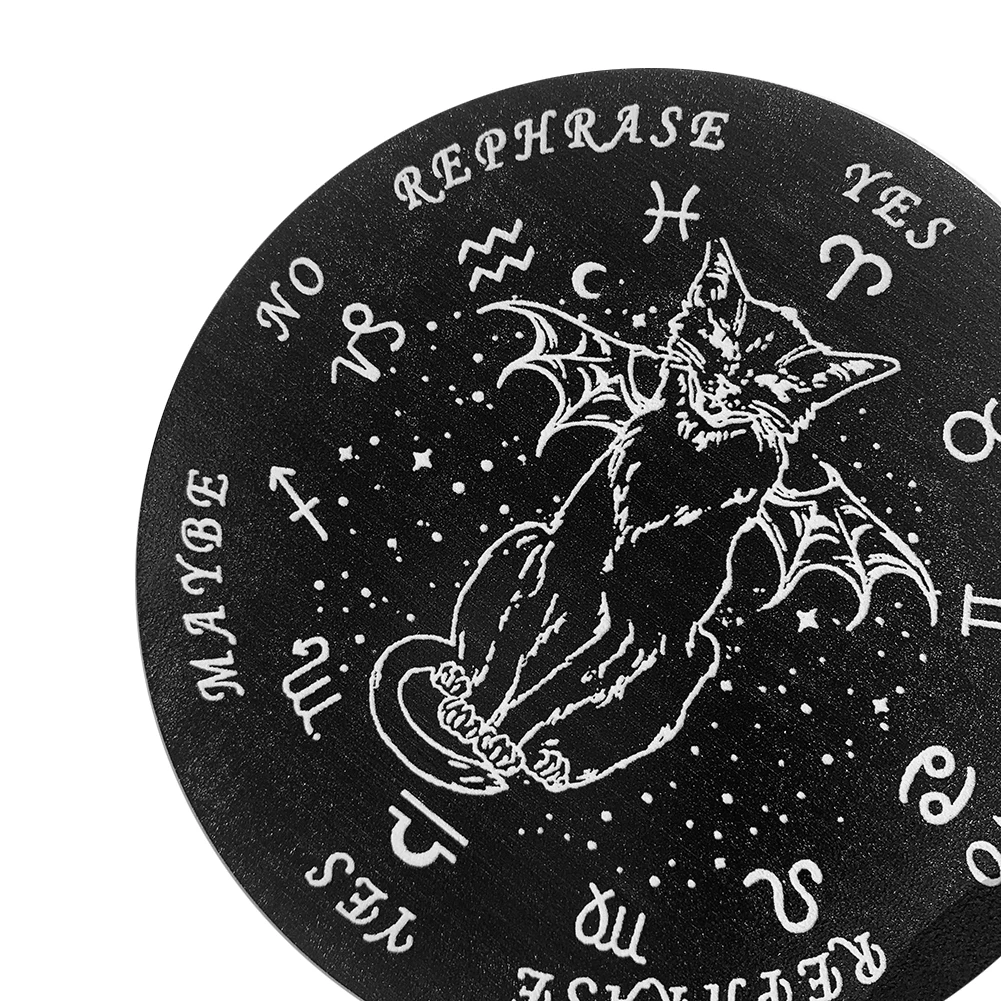 O Tarot, a Astrologia Metatron Estrela de Davi Borboleta Gato Lua 12 Constelações Esteiras de Madeira da Prancha de Bruxaria Ouija Meditação Conselho