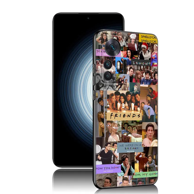 Amigos de Tv Caso De Telefone Xiaomi Redmi K40 K50 Jogo Nota 5 6 K20 K60 Pro 7A 8A 9A 9C 9i 9T 10A 10C A1 A2 Capa de Silicone