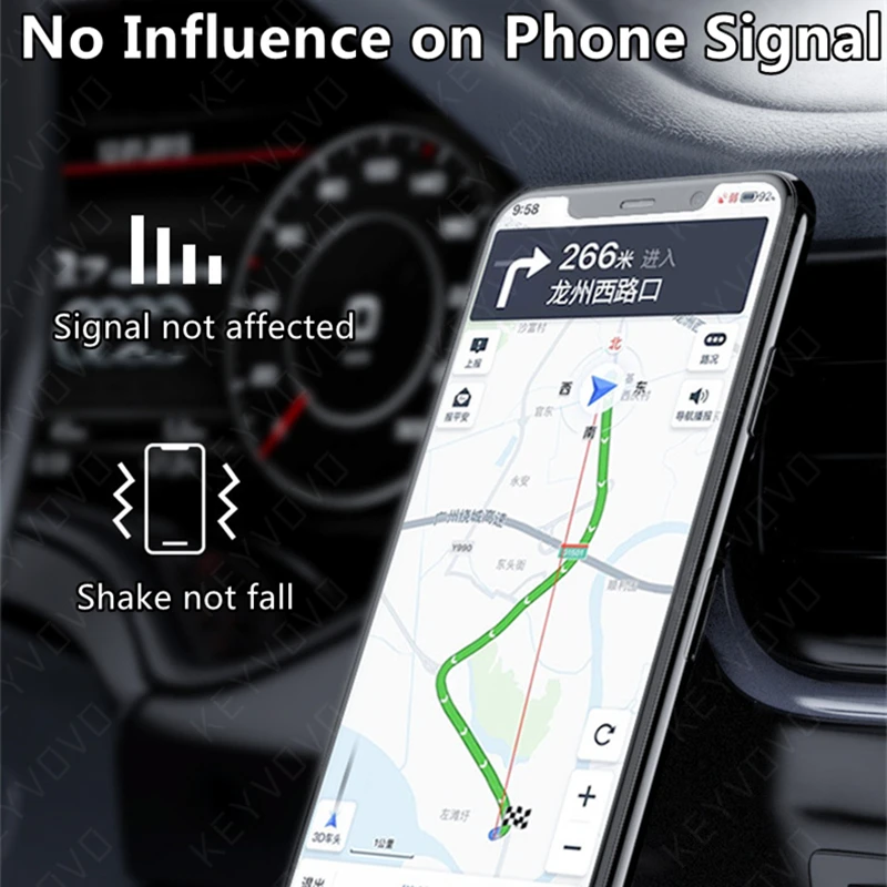 Magnético de Carro de Telefone do Suporte Stand Ímã Forte GPS de Montagem para o iPhone Xiaomi Huawei Painel Adesivo de Parede no Carro Universal