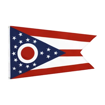 FLAGLINK 90X150cm-Americano de Ohio Bandeira Para a Decoração