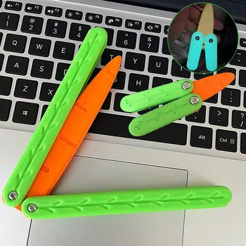 A Impressão 3D Mini Rabanete de Borboleta, Faca de Alta qualidade Gravidade Pouco Rabanete Faca Faca do Balanço de Formação de Descompressão de Brinquedo de Presente