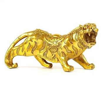 Cobre tigre ornamentos, dinheiro zodíaco tigre, sala de estar, hall de entrada, decorações, decorações interiores