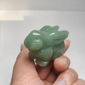 1pcs cristal natural de animais dongling coelho de jade esculpida a partir esculpidas à mão, enfeites de zodíaco coelho