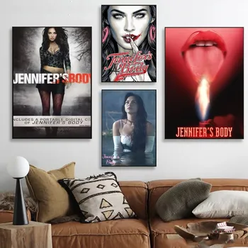 1PC Pop Filme de Jennifer Corpo Retro Imprimir o Cartaz de Papel Impermeável HD Adesivo Quarto de Entrada da Casa, Sala de estar, Bar de Decoração de Parede