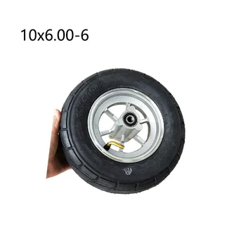 novo 10x6.00-6 para veículo elétrico, pneus engrossado desgaste-resistente a vácuo pneu, freio a disco hub de boa qualidade