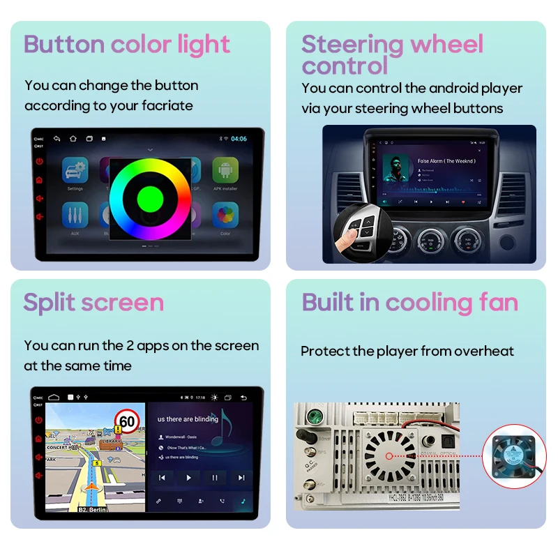 Carro Rádio Qualcomm Android Vídeo Para Kia Ceed 3 CD 2018 - 2020 GPS de Navegação Auto Estéreo 5G wi-Fi Multimedia Player que Não com a Cabeça 2din