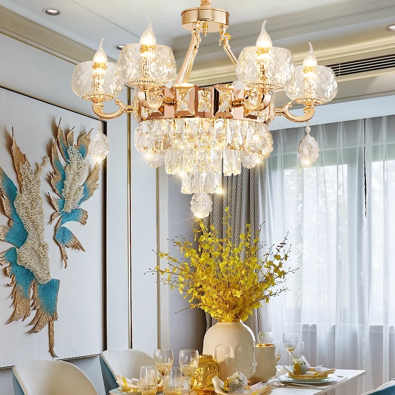 COELHINHO da Pós-moderno, o Candelabro de Ouro Luxo Vintage Cristal LED dispositivos Elétricos de Vela de Decoração para Home Sala Quarto de Hotel