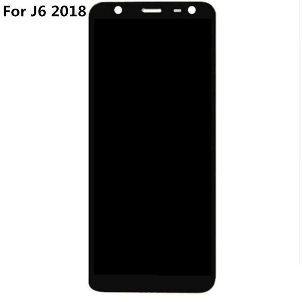 Adequado para Samsung Galaxy J6 2018 SM-J600FN/DS nova tela de toque do LCD (monitor de preto, ouro)