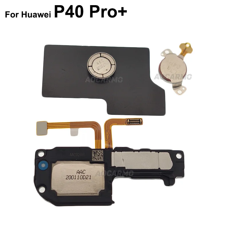 Aocarmo Para Huawei P40 Pro+ P40Pro+ Fone De Ouvido Alto-Falante Falante Campainha Toque Do Cabo Do Cabo Flexível De Peças De Reparo