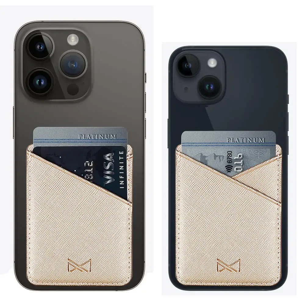Moda Mobile Cartão de Telefone do Titular da Carteira de Crédito do Bolso de Cartão Etiquetas Adesivas Telefone Saco do Malote Caso de Suporte para o iPhone 15 Pro Max.