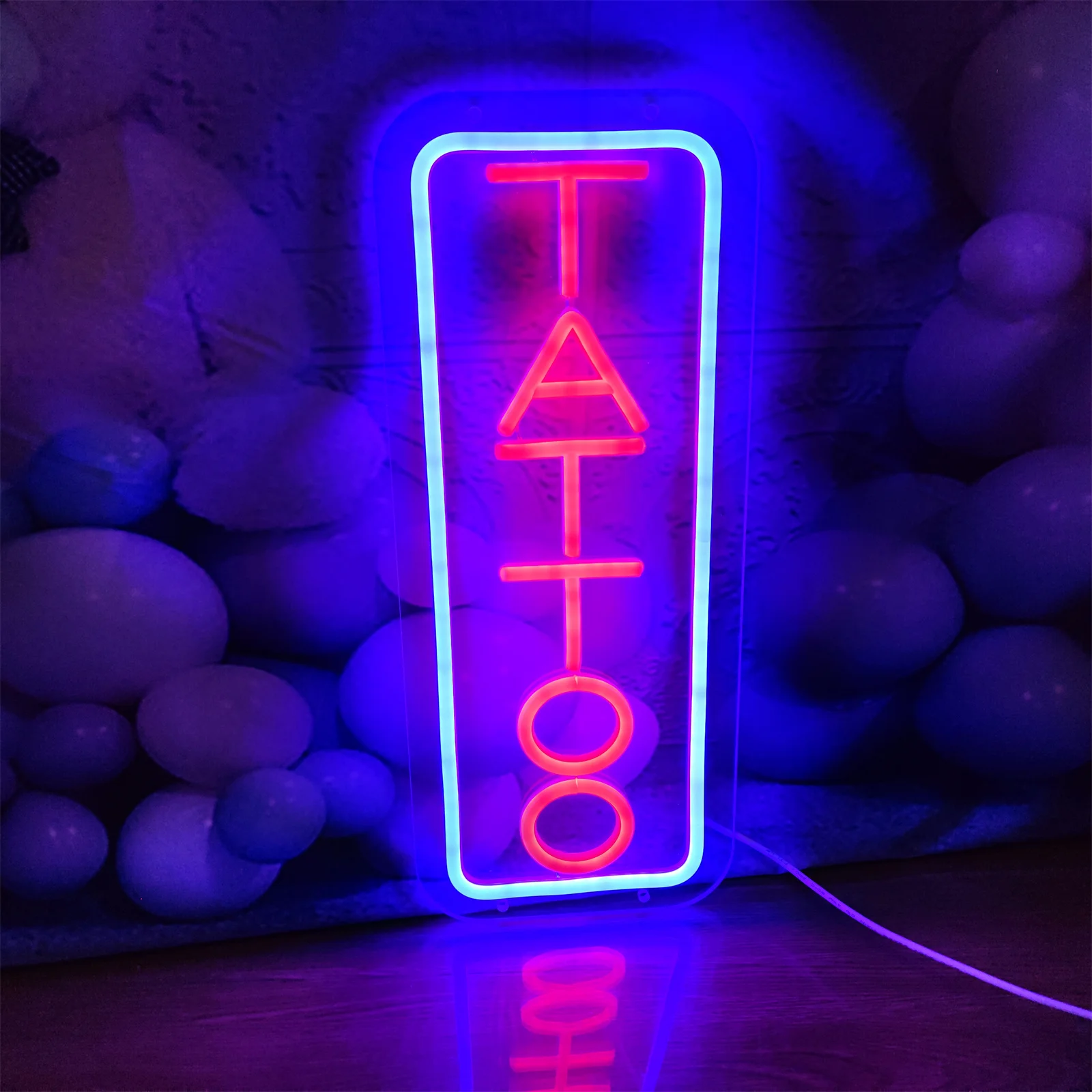 A tatuagem do Sinal de Néon do DIODO emissor de Luz de Néon Quarto de Estúdio de Tatuagem do Salão de Negócios, Loja de Parede de Quarto de Néon Arte Decor Luzes da Noite Lâmpada de Alimentação USB