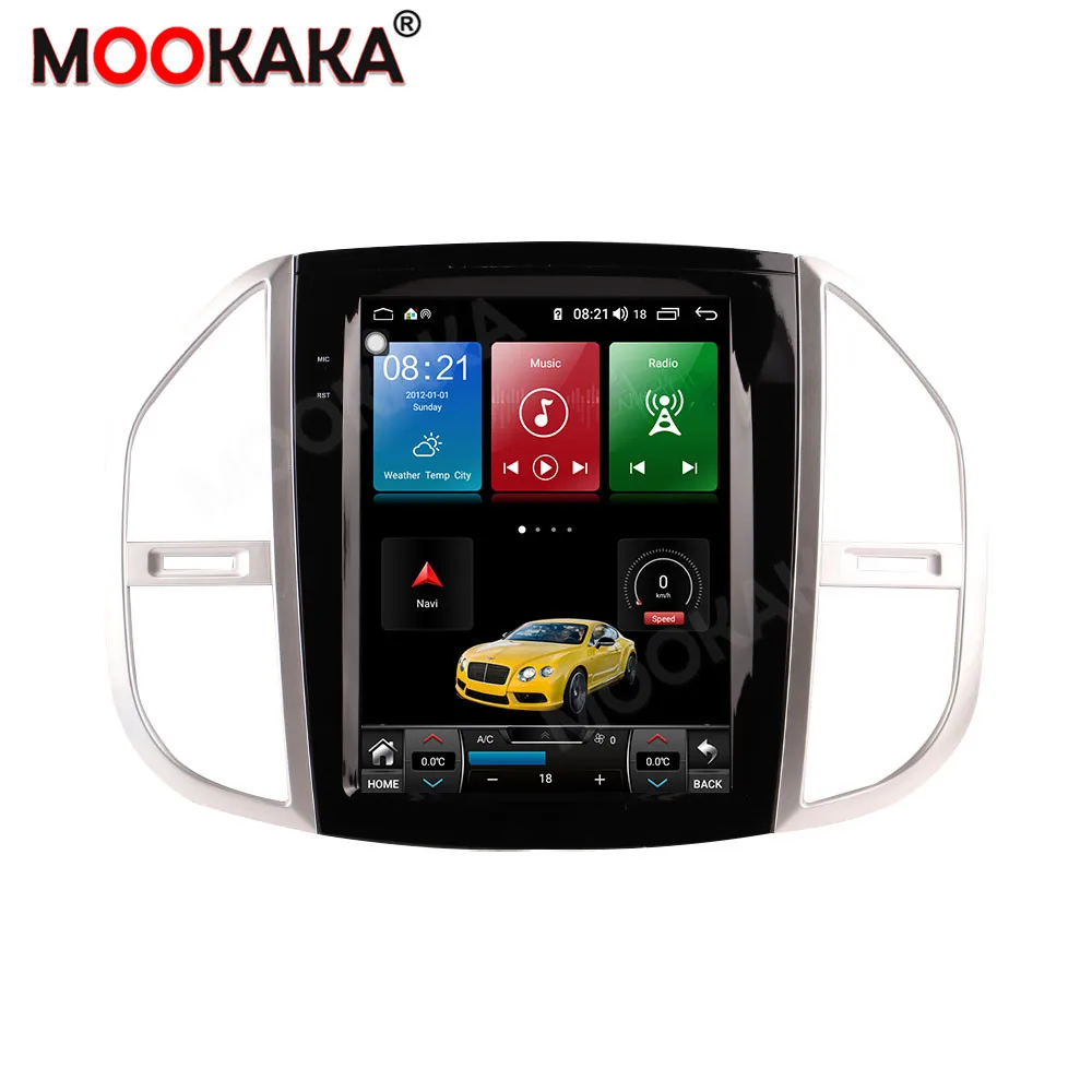 6-128gb Android 10.0 Estilo de Tela Para a Mercedes Benz Vito 2012-2020 Carro Gps de Navegação de Unidade Multimédia Player Rádio Estéreo