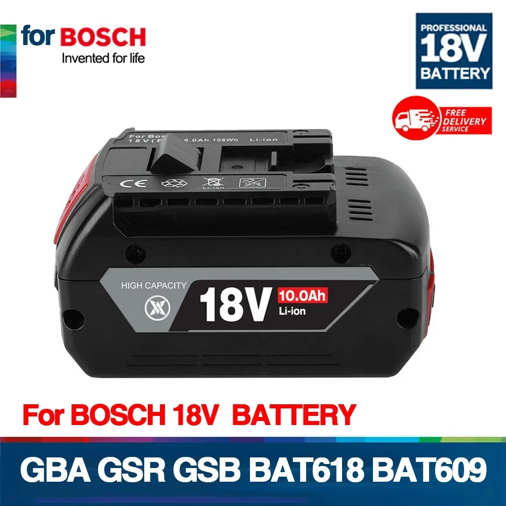 18V 10Ah bateria Recarregável Li-Ion Bateria Para Bosch 18V de Potência Ferramenta de Cópia de segurança 10000mah Portátil de Substituição BOSCH Bateria 18V BAT609