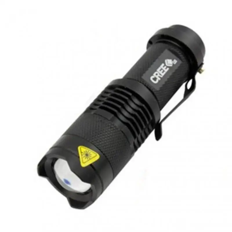 1/2PCS Mini Lanterna elétrica CONDUZIDA Recarregável Usar XPE + COB contas lâmpada de 100 metros de distância de iluminação Utilizado para a aventura, camping, etc.