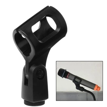 Microfone Flexível Porta-Suporte De Montagem De Microfone Sem Fio Suporte De Plástico Macio, Suave E Clamp De Fixação De Acessórios