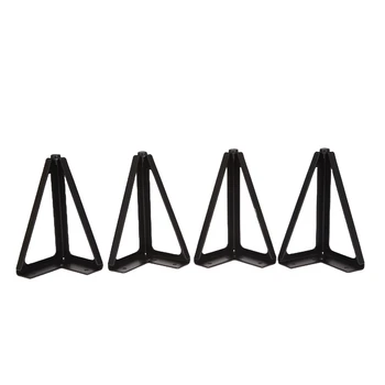 4PCS de Substituição de Móveis de Metal Pés Triângulo Móveis de Pés De Cadeiras, Armário, Sofá E Outros Móveis Pernas