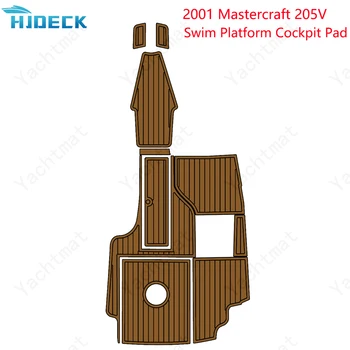 2001 MasterCraft 205V EVA Falso Teca Acessórios do Barco Para Barco ou Iate Deck RV Jardim Piscina Marrom Preto Cinza Preto