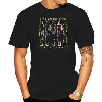 Homens Funy T-shirt de JEAN MICHEL JARRE CRONOLOGIA tshirs Mulheres T-Shirt