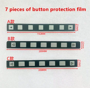 5pcs OI Novo filme do botão de faixa de 7-chave A86L-0001-0298 A98L-0005-0252