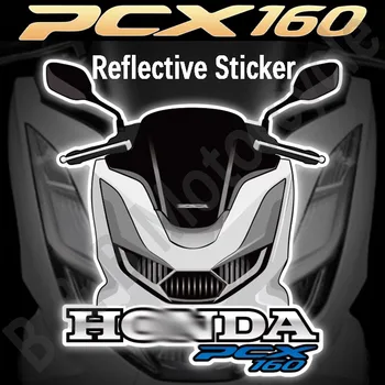 Sentar-se para Honda PCX160 Adesivo Frontal Criativo Decalque de Pull-up Adesivo Decorativo Personalizado Reflexiva Adesivo Impermeável