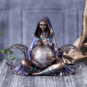 A Nova Terra-Mãe, a Arte Estátua Milenar Gaia Estátua Estatueta Nemesis secretária de Resina Encantos Estátua da Mãe Terra, Deusa Decoração de Casa