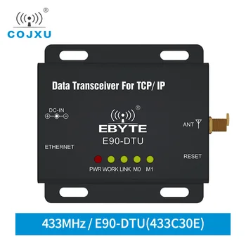Ethernet Modbus 433MHz 1W IoT TCXO E90-DTU(433C30E) de Longo Alcance PLC Transmissão de Dados sem Fio Transceptor ethernet modem modem