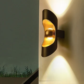 Exterior LED de Parede Luz Impermeável da Varanda da Iluminação do Jardim 6W Lâmpada de Parede Indoor Decorar Quartos, Sala, Corredor de Escadas Lâmpadas