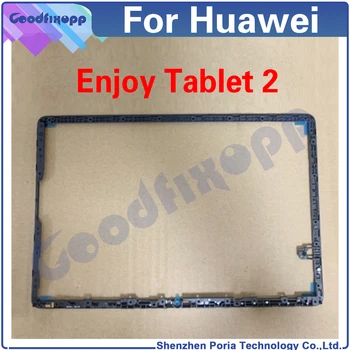 Para Huawei Desfrutar Tablet 2 AGS3-W00D Frontal Moldura de Suporte LCD Bezel Para Tablet2 de Substituição