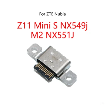 5PCS/Muito Para o ZTE Nubia Z11 Mini S NX549j / M2 NX551J Tipo-C Carregamento USB Dock de Carga Porta de Soquete Jack Plug Conector