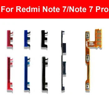 Para Xiaomi Redmi Nota 7 / 7 Pro 7Pro Botão de ligar/Desligar botão de Volume Fivela com Trava de Parafuso de Fecho Chaves Suporte de Fita Flex Cabo