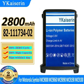 2800mAh YKaiserin Bateria 82-111734-02 8211173402 Para Motorola Símbolo MC9000 MC9060 MC9090 MC9190 MC9100 Baterias do Telefone Móvel