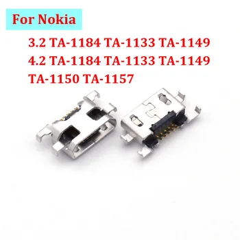20pcs Micro Usb Porta de Carregamento do Conector Nokia 3.2 TA-1184 TA-1133 TA-1149 / 4.2 TA-1184 TA-1133 TA-1149 TA-1150 TA-1157