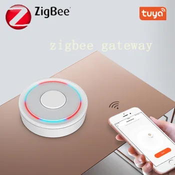 Tuya ZigBee sem fio/sem Fio do Gateway Remoto, Ligação de Equipamentos Central de Controle de Host HomeKit de modo Duplo Smart Home Gateway