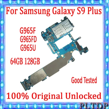 Para a Samsung S9 Plus placa-Mãe G965F G960F G965U G960U G965FD G960FD placa-mãe Desbloqueio de Fábrica Testado Bem Chips na Placa Lógica