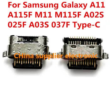 10pcs-200pcs Para Samsung Galaxy A11 A115F M11 M115F A02S 025F A03S 037F Tipo-C Carregamento USB Dock de Carga Porta de Soquete Conecte