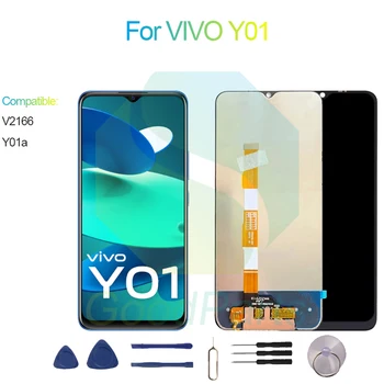 VIVO Y01 Tela de exposição do LCD 6.51