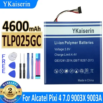 4600mAh YKaiserin Bateria TLp025GC Para o Alcatel One Touch Pixi 4 Pixi4 (7) 3G 9003X 9003A Bateria