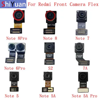 Câmera frontal cabo do Cabo flexível Para Xiaomi Redmi Nota 8 8Pro 7 6Pro 5 5A 5A Pro S2 7A Pequeno Módulo de Câmera de Reparação de Peças de Reposição