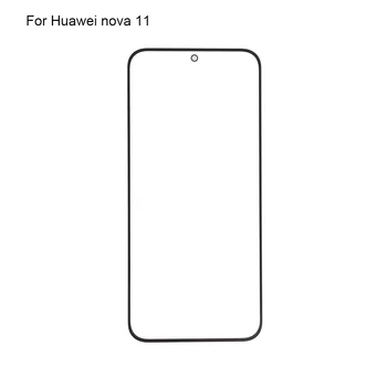 Para Huawei nova 11 LCD Frontal Lente de Vidro touchscreen Para Huawei nova11 tela de Toque do Painel Exterior Tela de Vidro sem flex