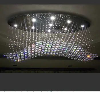 Crystal led, sala de estar lâmpada do teto do restaurante criativo de iluminação moda romântica quarto lâmpada