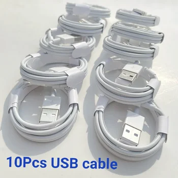 10PCS Cabo USB 5ic Cabo de Carregamento 5w ou 14 13 12 XS Max X XR SE Pro 6S 6 7 8 11% a Mais de Sincronização de Dados de Carga do Cabo