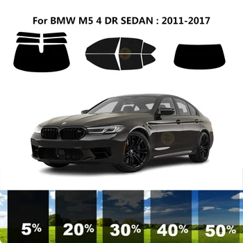 Pré-cortados nanoceramics carro UV Janela Matiz Kit de películas Automotivas Para BMW M5 F10 4 DR LIMOUSINE 2011-2017