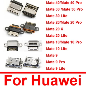 Tipo-C de Carga da Ficha de Carregamento Doca Micro conector USB Conector de Porta de Soquete Para HuaWei Companheiro 40 30 20 10 9 Pro Lite 20X Peças de Reparo