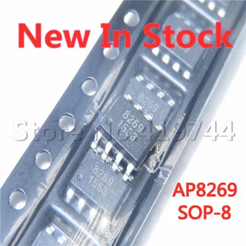 5PCS/MONTE AP8269 8269 SOP-8 AP8269SEC-R1 modo de corrente PWM chip de controle De Estoque, NOVO, original IC