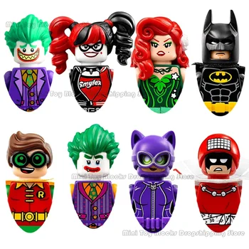 PG8032 Batman Blocos de Construção para O Coringa, Harley Quinn Filmes de plástico Mini Ação Brinquedo Números, Montar blocos de Crianças Presentes de Aniversário