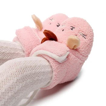 Bebê Chinelos De Lã Macia Anti-Derrapante Animal Botas De Inverno Quente Infantil Primeiro Walker Sapatos De Berço