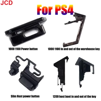 JCD 1pcs Para o PS4 Poder NO Botão DESLIGAR Para o PS 4 1000 / 1100 / 1200 / Slim DVD Unidade de Disco Ejetar Botão Power Clip