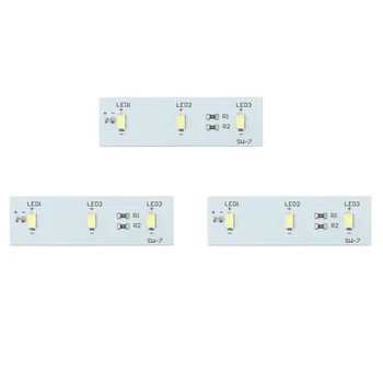 3X De Frigorífico Faixa de Luz LED Barra de Substituição Para a Electrolux Geladeira ZBE2350HCA SW-BX02B Parte de Reparo