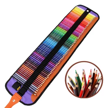 72 Cores de Madeira de Lápis de cor lápis de cor Não-tóxico, livre de Chumbo Oleosa Lápis de cor Canetas Para a Escola de Desenho do Esboço